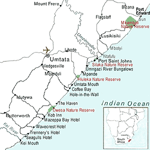 Map of Wild Coast
